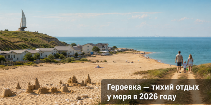 Героевка — тихий отдых у моря в 2026 году