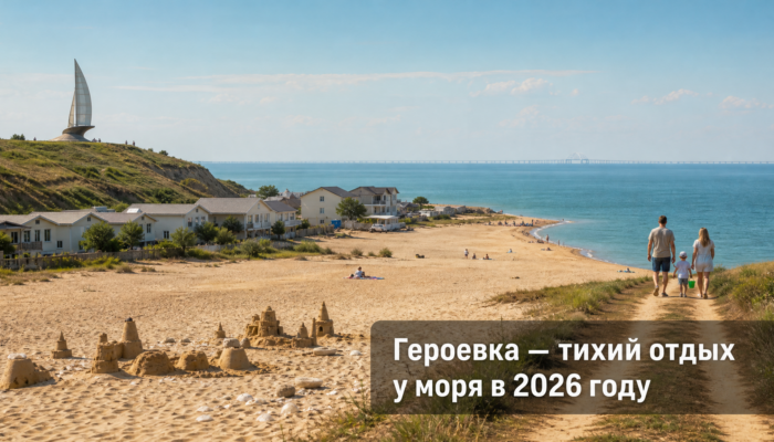 Героевка — тихий отдых у моря в 2026 году